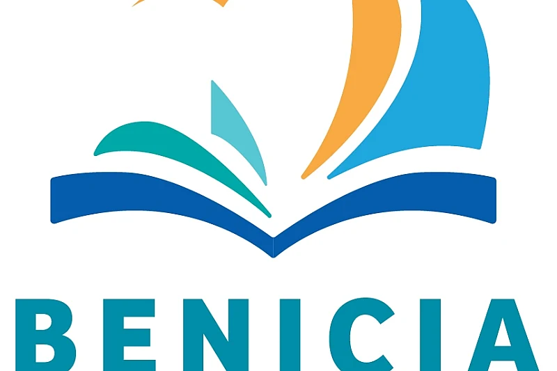 Benicia Library Logo Stacked RGB