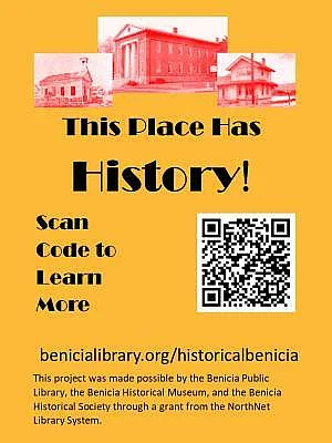 Historical Benicia QR Code Sign